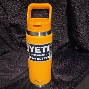 YETI Rambler 26oz Bottle in Vibrant Yellow Orange Called Beekeeper